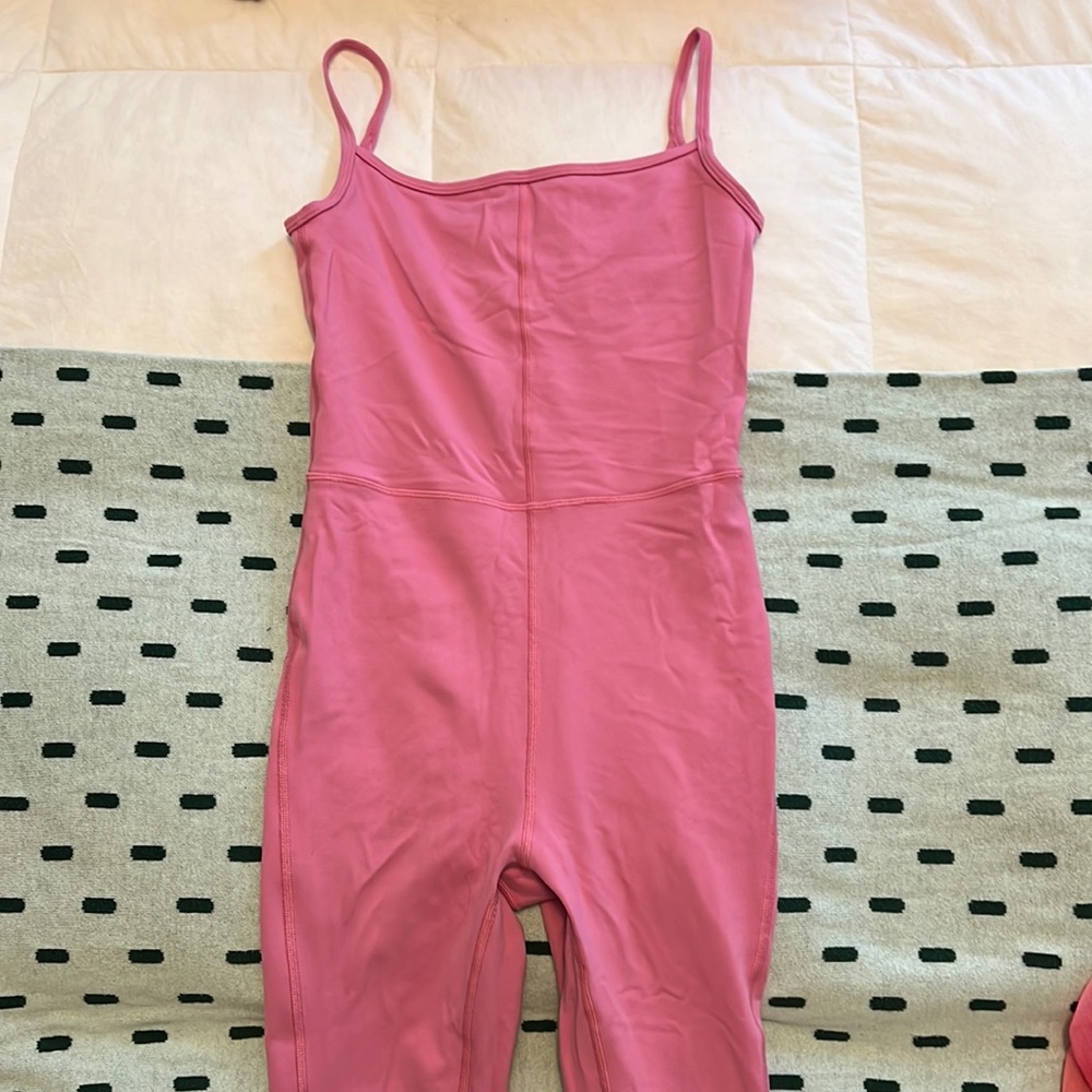 Pink Aritzia Divinity Jumpsuit